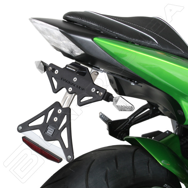 Soporte portamatriculas Ermax para moto Kawasaki Z750 07-12